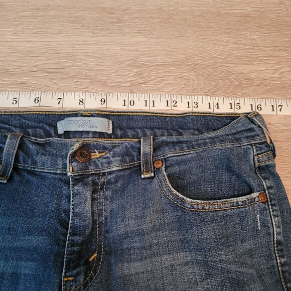 Levi's Jeans 10 S Bootcut 515 Mid Rise Button Flap Pockets Rivets Western - Picture 6 of 11